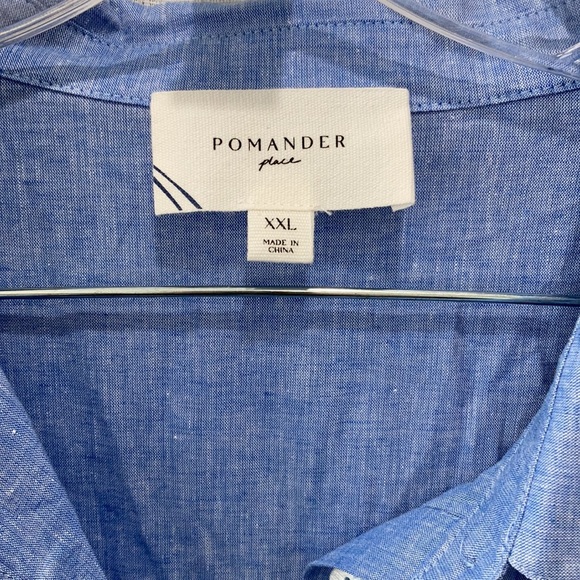 NWOT POMANDER PLACE Chambray Mabel Maxi Dress Size XXL - Picture 7 of 7